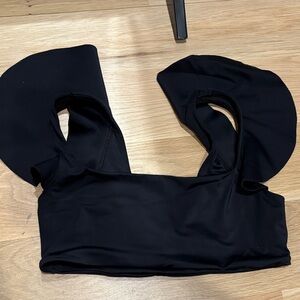 Hill house home isla swim top. Black medium. Great used condition